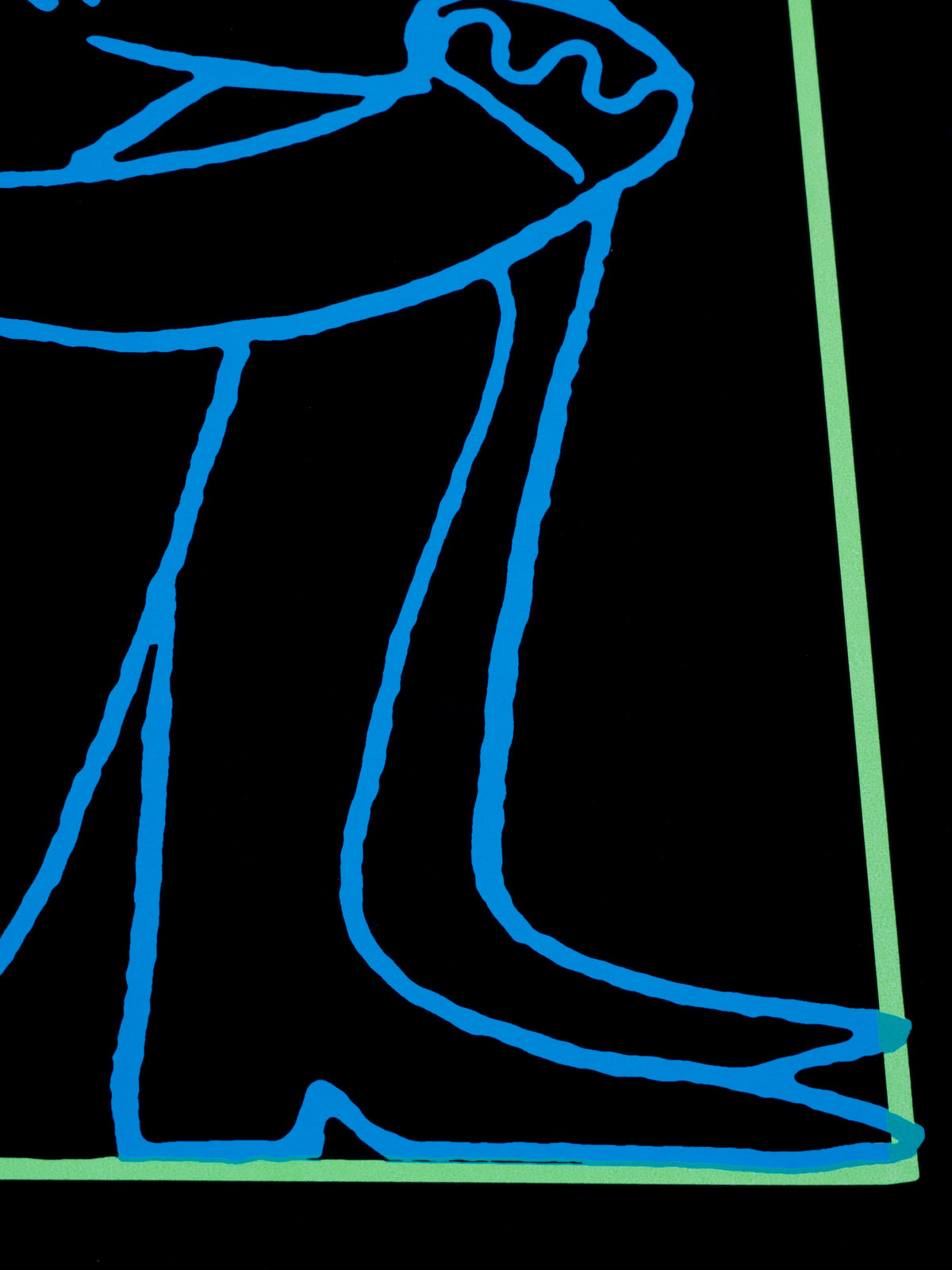 アート・デザイン・音楽 Digital Smoke Vol. 1 Chaz Bear Black Light Poster - Chaz Bear – WelcomeToSummerland